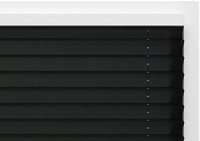 Solaris, Noir - Stick Fit Pleated Blind - Image 10